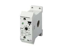 AC current analog metering transformer with knob 7 current ranges (0 - 50 Α). Output 4 - 20 mA DC. Carlo Gavazzi