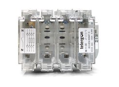 Fusible switch-disconnectors 0-Ι AC 2x, 3x, 3x+N 32A-50A-63A-100A. Telergon 