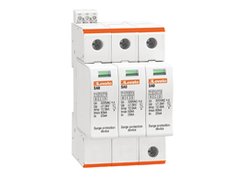 Surge protection devices Lovato 3x Type 1 & 2 with plug-in cartridge