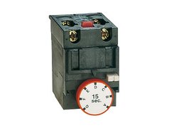 Delayed auxiliary contacts (pneumatic operation) for Lovato Electric relays