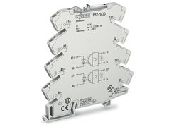 Διπλό solid state κλεμορελέ (Optocoupler module 2 θυρών) με κίτρινο ενδεικτικό LED. Έξοδος 3 A. WAGO