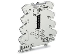 Temperature signal converters -150..+1200°C (K), 0..+1600°C (S), 600..+1800°C (B), 0..+1600°C (R). 857-812 WAGO