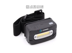 Rechargeable head torch with motion sensor (400/80 lumen). Cembre