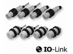 IO-Link DC capacitive sensors. Sensing distance: 2-10, 2-20, 3-15, 4-30 mm