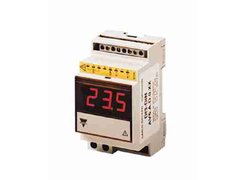 1-ph Digital AC Ammeter or Voltmeter for DIN-rail mounting. Carlo Gavazzi