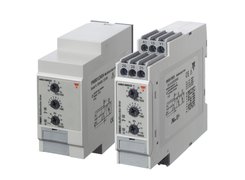 Carlo Gavazzi multi-voltage Delay on Release (multifunction) timers with 1 or 2 contacts. Time range: 0.1 s - 100 h