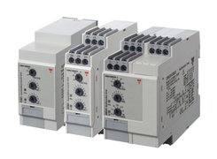 Carlo Gavazzi timers with external or internal potentiometers. Function with PNP/NPN or Namur sensor ( 0.1 s - 100 h )