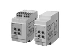 True RMS over and under voltage, asymmetry and phases monitoring relays with timer. Carlo Gavazzi