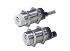 DC stainless steel capacitive sensors Μ30. Sensing range: 2 - 16 mm or 4 - 25 mm (potentiometer)