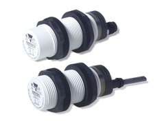 AC capacitive sensors Μ30. Sensing distance: 2 - 16 mm or 4 - 25 mm (potentiometer)