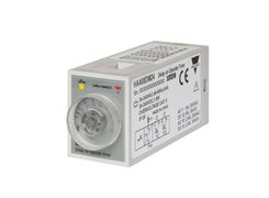 Carlo Gavazzi delay-On (multifunction) timers 2 or 4 contacts. Dimensions 21.5 x 28 x 60 mm