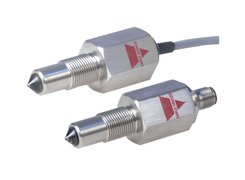 Metal housing optical level sensors with modulated infrared light for non-conductive liquids. Carlo Gavazzi