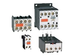 Mini Lovato contactors. Series BG. From  6 to 12 A AC3. Thermal overload relays, add-on auxiliary contact blocks