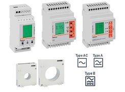 New earth leakage relays type type A and B (for AC and DC installations) with display. Lovato Electric