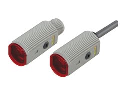 DC thermoplastic photoelectric sensors Μ18 with wide detection angle ( ± 16° )