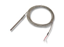 PT100 AIR temperature probe, Ø=6 mm, with cable & EASY-UP code. (-100 ... +250°C). PIXSYS