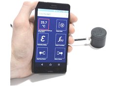 Infrared Temperature Sensor NFC, configure with smartphone (from 0 to +1.000°C). PIXSYS