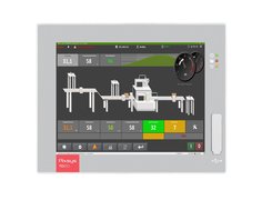 HMI touchscreen 10.4” (800x600) with integrated soft-PLC. PIXSYS