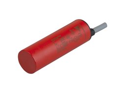 AC/DC multi voltage capacitive sensors ø32 with or without timer and relay output. Sensing distance: 4 - 12 mm (potentiometer)