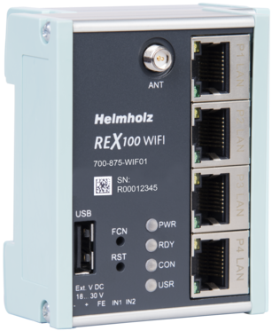 REX 100 WiFi, 4 x LAN (switch)/1 x WiFi - 700-875-WIF01